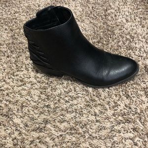 Just fab black booties